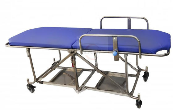 Anti-Ferrous Stretcher, Compatible with MRI Suites & Other Magnet-Free Zones, Max Load 240 Kg, Equipped with 3 Adjustable Safety Harnesses