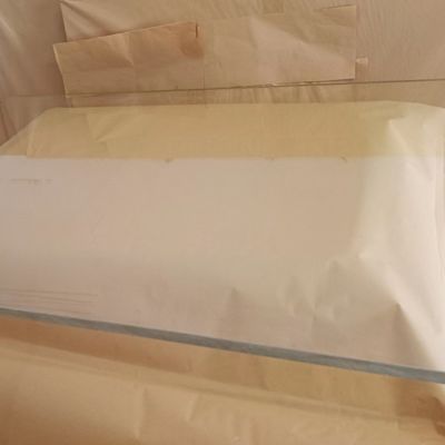 Low Reflection 10mm Customized X Ray Lead Glass With Smooth Edge