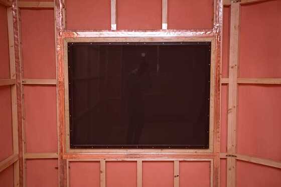 Customizable Sizes and Shapes RF Shielding Window with 98.5% Transparency and Double Glass for Secure Communication
