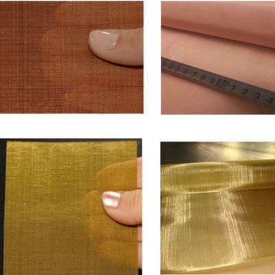 MRI Window Brass 0.21mm Copper Wire Mesh 300CM Ultra Fine Copper Mesh Screen