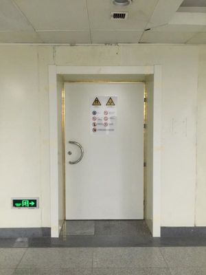 100dB RF Zayıflatma Bakır Folyo Korumalı ve Elektromanyetik veya Mekanik Kilitli RF Korumalı MRI Oda Kapısı