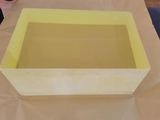 Laboratuvar için Kurşun Eşdeğeri 44mmpb ve RmonpboSio2 B2O3 İçeren Yüksek Darbe Direnci Radyasyondan Korunma Kurşun Cam