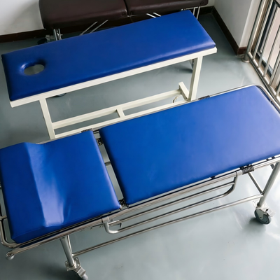 MRT ve CT taramaları için 240 kg maksimum yükü olan manyetik olmayan alüminyum alaşımlı MRI uyumlu sedye