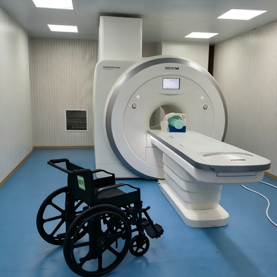 45 cm Sırt Yastığı Yüksekliği Katlanabilir Magnetik olmayan tekerlekli sandalye 3.0T MRT Odası için Uygun Taşıma Verimliliğini ve Güvenliğini Artırır
