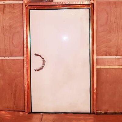 Swing Kapı Bakır Folyo RF Koruma Kapısı 100 dB MRI Odaları için Koruma Etkinliği