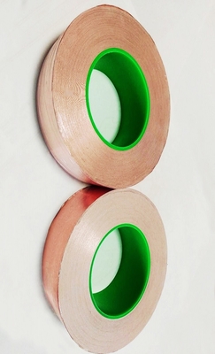 0.06mm 25mm Elektro Gitar Bakır Koruyucu Çift Taraflı Bakır Folyo Bant 99.95