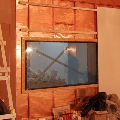 1200*900mm RF Korumalı Pencere 100 dB Koruma Etkinliği ve Alüminyum veya Paslanmaz Çelik Çerçeve