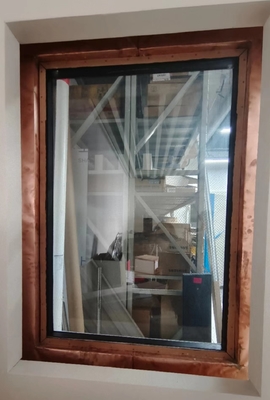 Boyalı Siyah Rf Korumalı Pencereler Alüminyum Ve Ahşap Ebat 1200*900mm