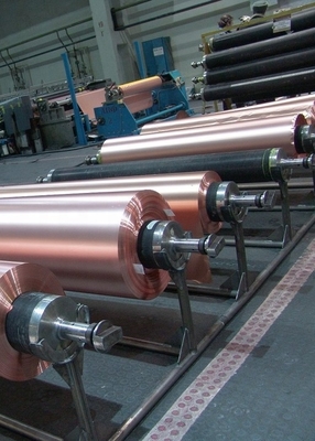 Elektrolitik Kaplamalı Saf Bakır Folyo Koruyucu 1320mm Genişlik