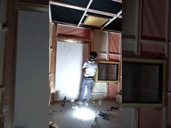 MRI Odası için şeffaf Tel Ağı ile MRI Koruma Pencere