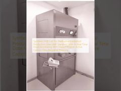 Hepa Filtrasyonu Aktif Karbon Filtresi Negatif Basınçla Gerçek Zamanlı Doz İzleme ile Radyofarmaceutik Üretim hattı için Sentez Sıcak Hücre GMP Standartı